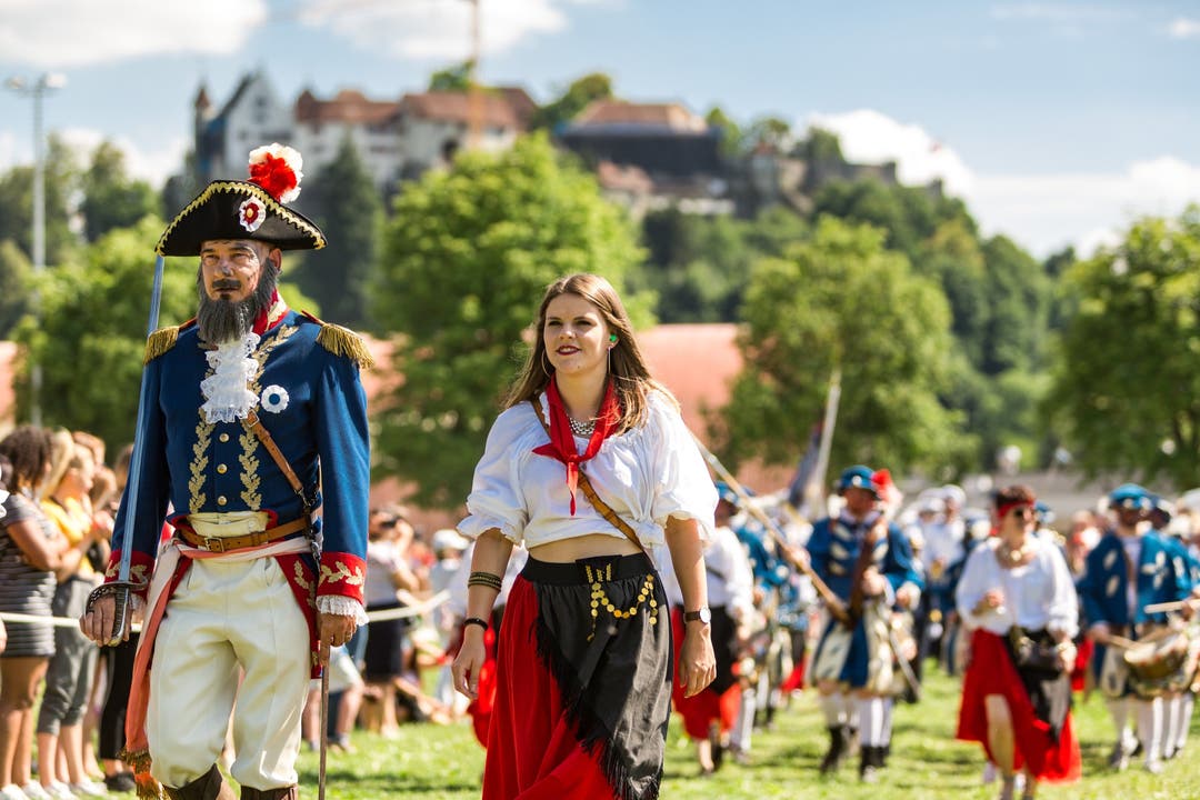 Jugendfest Lenzburg: Freischarenmanöver 2018