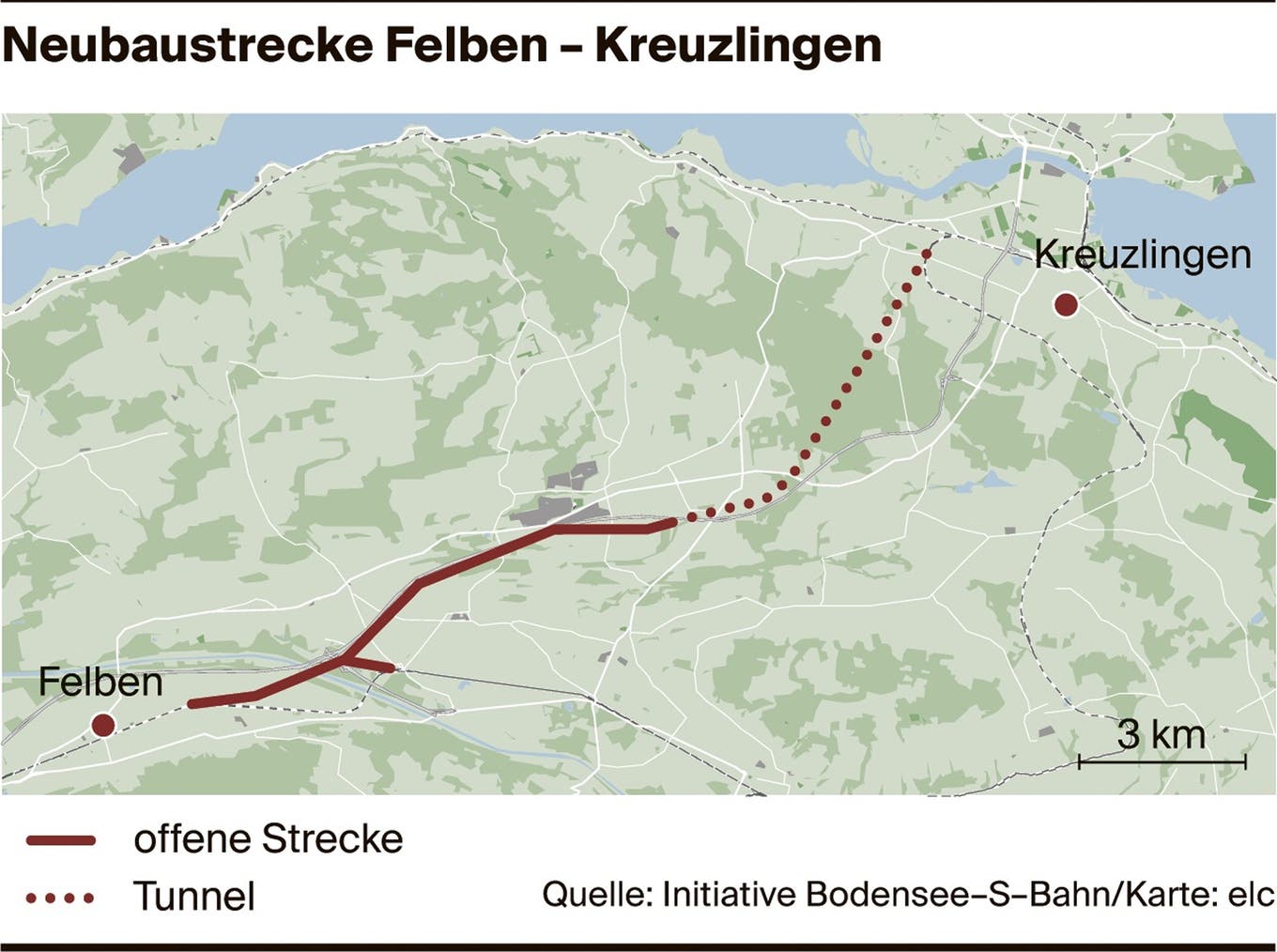 Bahnausbau «Initiative BodenseeSBahn» lanciert Idee