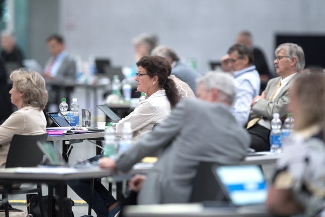 Vertreterinnen und Vertreter des Luzerner Kantonsrats in der Session im letzten Sommer in der Messe Luzern. Diesmal findet die Kantonsratssession in Sursee statt.