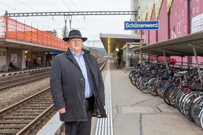 Peter Hodel kämpft für die Modernisierung des Bahnhofs Schönenwerd.