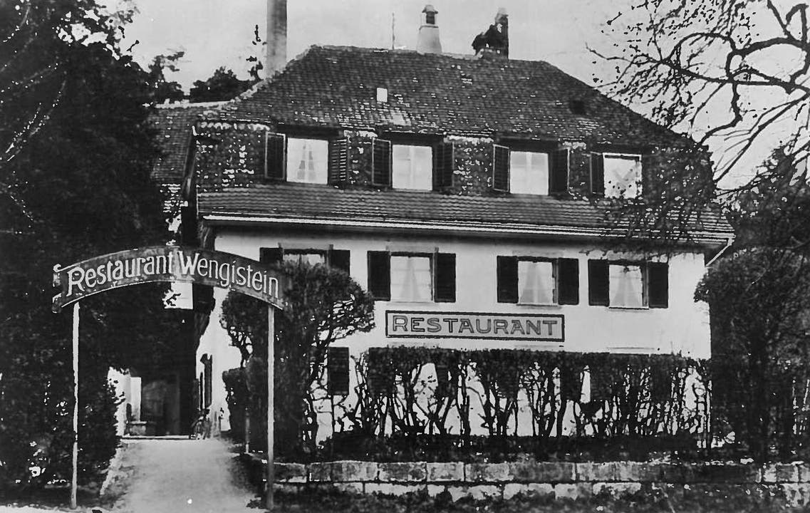 Das Restaurant Wengistein – ursprünglich eine Bierbrauerei – am Eingang der Verenaschlucht.
