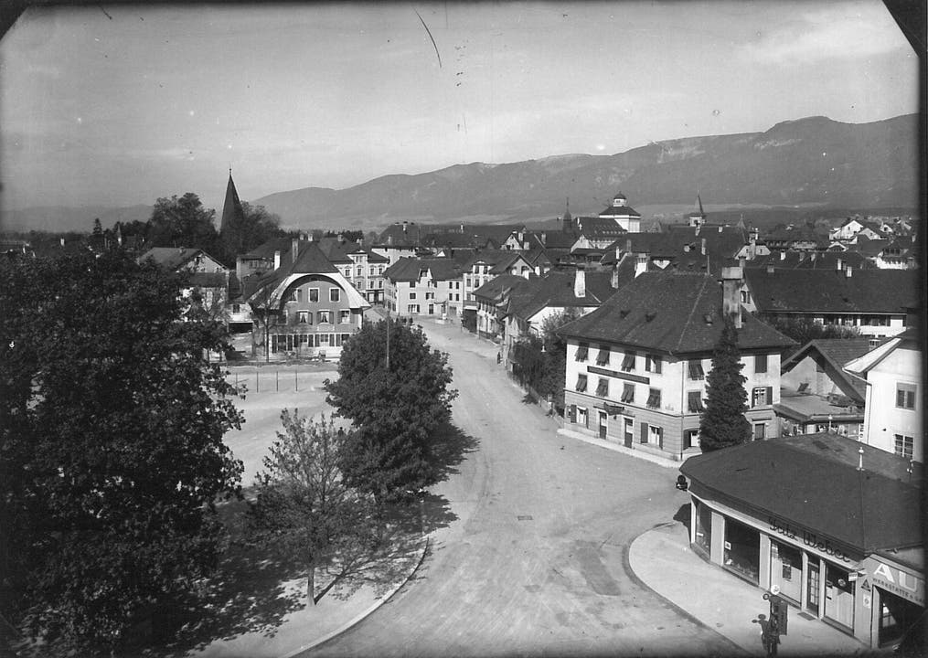 Der Dornacherplatz im Jahr 1935
