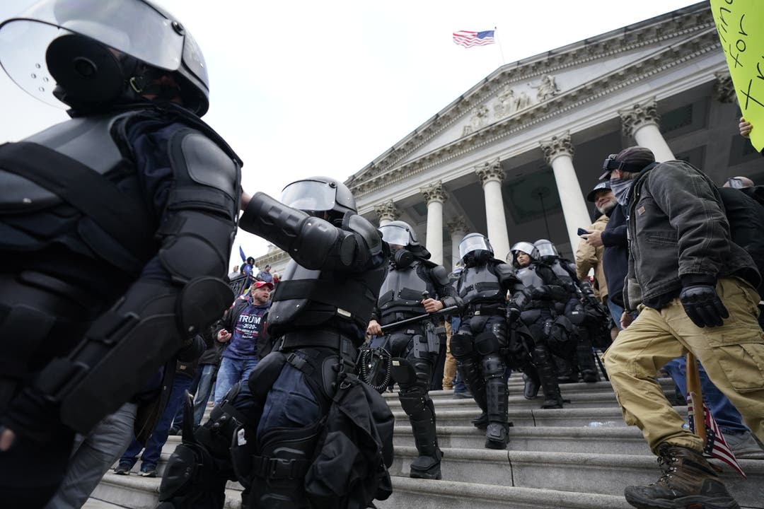 Weitere Bilder von den Protesten und dem gewaltsamen Eindringen von Trump-Anhängern ins US-Kapitol.