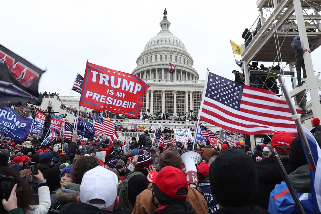Weitere Bilder von den Protesten und dem gewaltsamen Eindringen von Trump-Anhängern ins US-Kapitol.