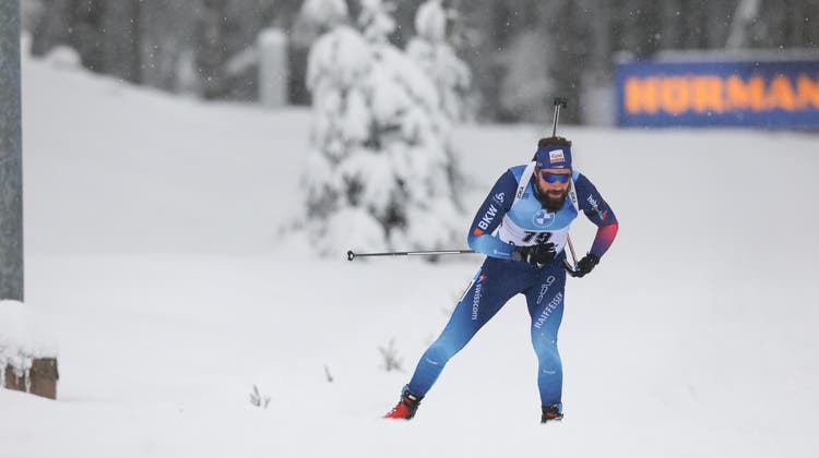 Bester Schweizer im Sprint: Benjamin Weger auf Platz neun. (Nordic Focus)