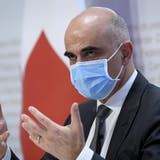 Gesundheitsminister Alain Berset präsentierte am Mittwoch die mögliche Lockerungsschritte ab März. (Keystone)