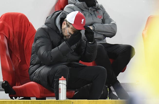 Mag gar nicht mehr hinsehen: Liverpool-Trainer Jürgen Klopp.