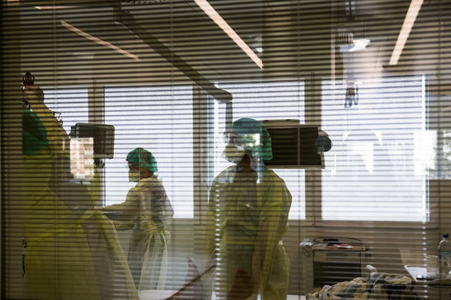 Blick in einen Behandlungsraum des Spitals Moncucco in Lugano.