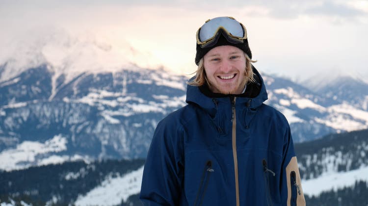 Snowboarder Lucien Koch stand immer wieder auf, bis er einfach nicht mehr konnte