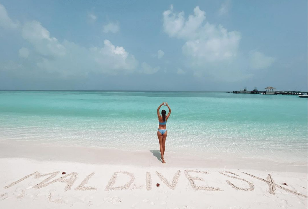 Im November verbrachte Belinda Bencic eine Woche auf den Malediven.