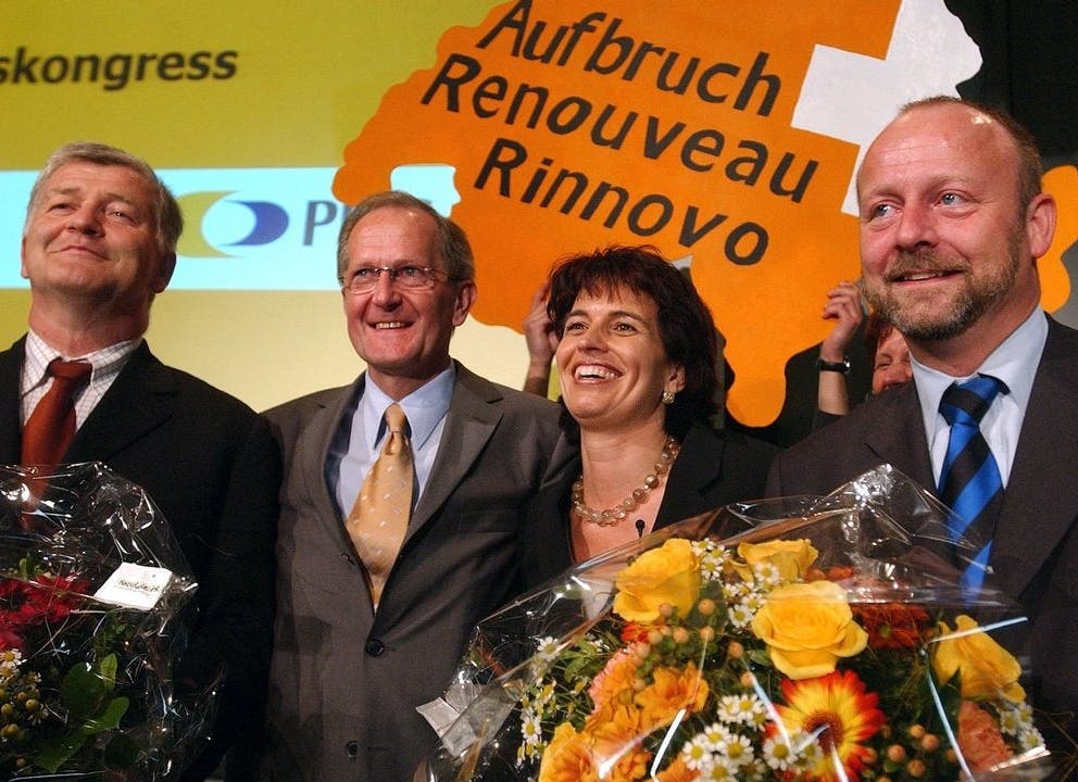 Fünf Jahre nach ihrer Wahl ins Parlament wurde sie 2004 als Nachfolgerin von Philipp Stähelin zur Parteipräsidentin gewählt.