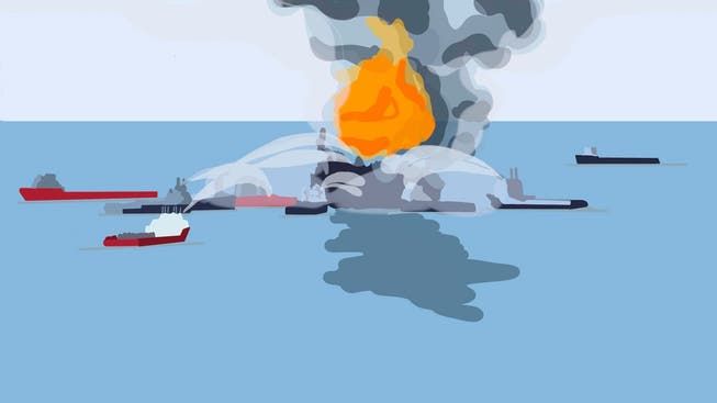 Die Explosion auf der Ölplattform Deepwater Horizon hatte dramatische Auswirkungen.