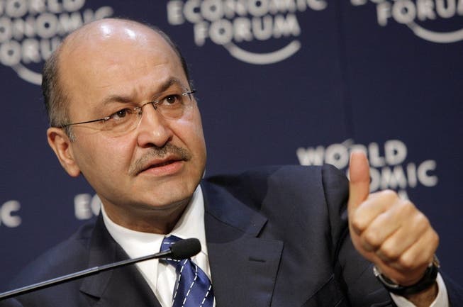 Der irakische Staatspräsident Barham Salih wird das World Economic Forum besuchen.