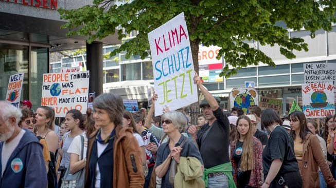 Klimademo am 24. Mai 2019 in St. Gallen
