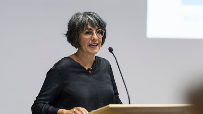 Kathrin Scholl, Aargauer Lehrerverbandspräsidentin.