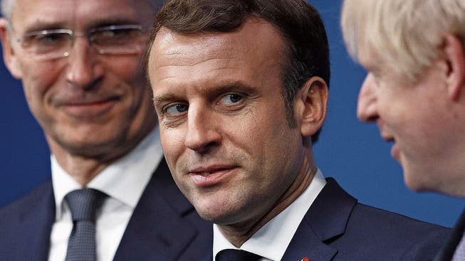 Lieferte sich mit Donald Trump bereits vor dem Nato-Gipfel ein Duell: Frankreichs Präsident Emmanuel Macron.