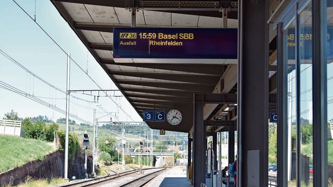 Kein Anschluss unter dieser Nummer: Der IR 36 zwischen Basel und Zürich-Flughafen fällt bis Mitte Dezember aus.