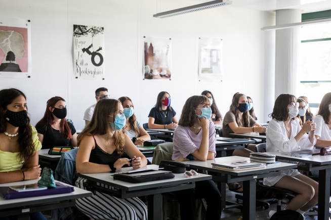 Ab dem 17. August gilt in Solothurner Berufs- und Kantonsschulen eine Maskenpflicht.