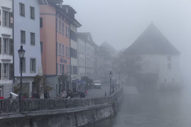 In Solothurn war es oft neblig im November. (Archivbild)
