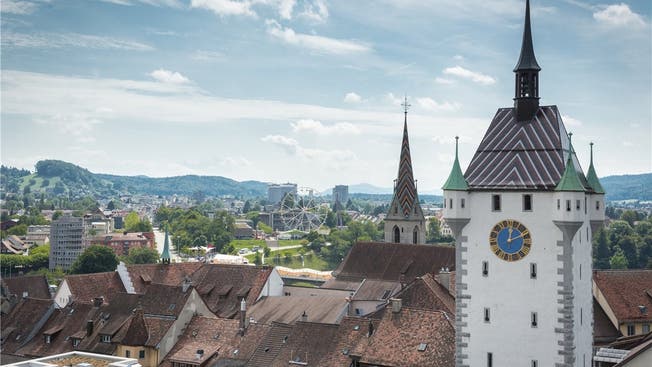 Mit rund 60000 Einwohnern würde Baden zu den zehn grössten Städten des Landes zählen. (Archivbild)