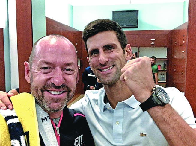 Ein Bild, das der Vergangenheit angehört: Craig O'Shannessy mit Djokovic.