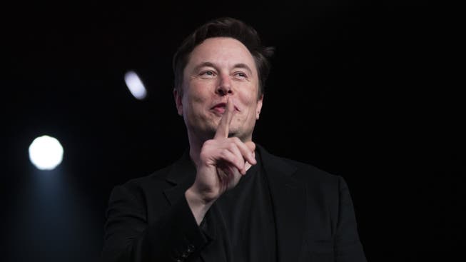 Seine Tweets liessen die Tesla-Aktien purzeln: Konzernchef Elon Musk.