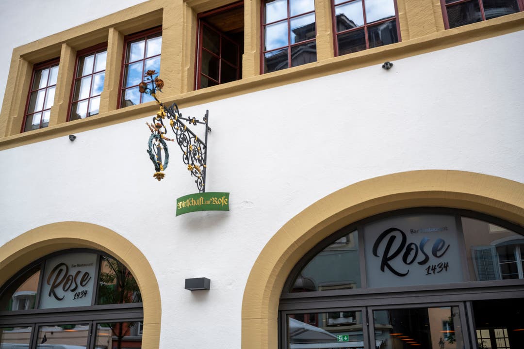 Die «Rose» ist eines der ältesten Gasthäuser in Baden, sie wurde um 1434 gebaut.
