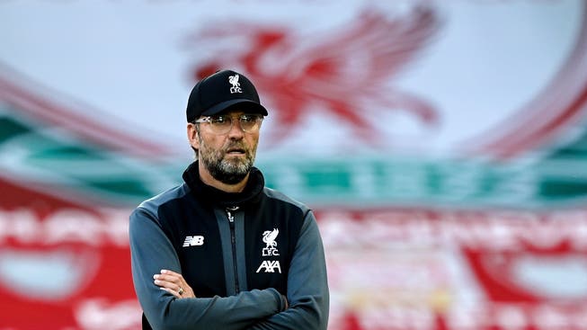 Liverpools Chef-Trainer Jürgen Klopp hat noch keine Feier geplant. (Bild: Keystone)