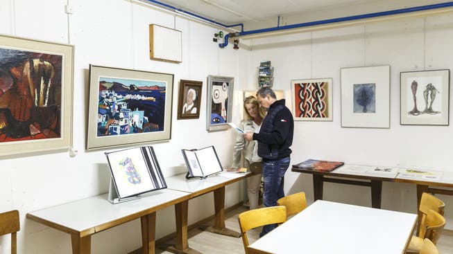 Seit 2019 befindet sich das Grenchner Künstlerarchiv in der ehemaligen Zivilschutzanlage.