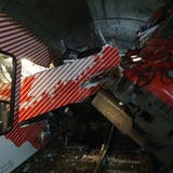 Autozug crasht im Wallis in Regio-Zug – elf Personen leicht verletzt