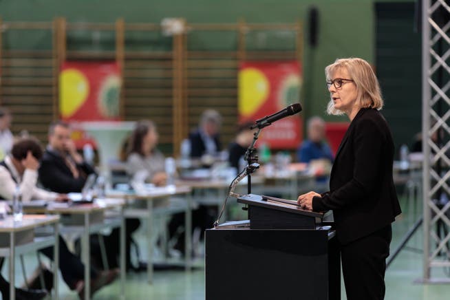 Diese Session findet in Zuchwil statt. Im Bild: Regierungsrätin Brigit Wyss im Mai 2020 im CIS in Solothurn.