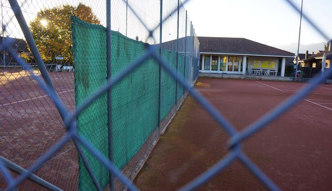 Die neue Heimat der Zuchwiler Tennisspieler: die Anlage des Tennisclubs Derendingen.