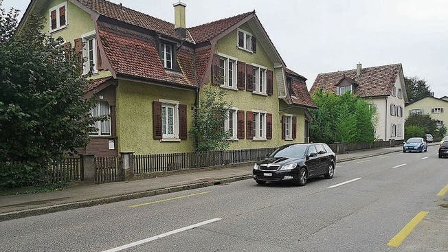 Das Ende der zwei Häuser an der Erlinsbacherstrasse ist nah.