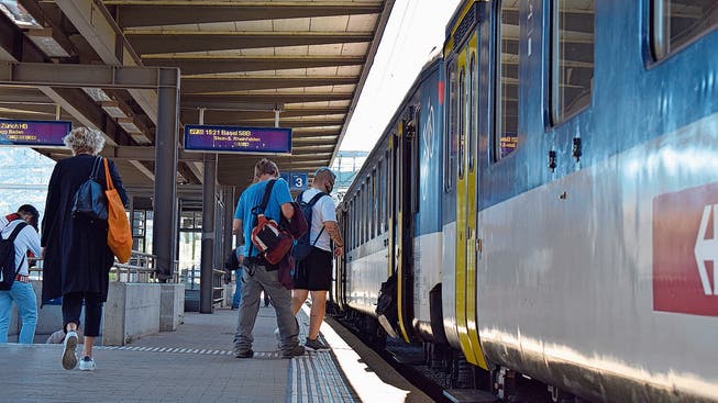 In den kommenden zwei Wochen verkehren die Züge zwischen Frick und Brugg anders.