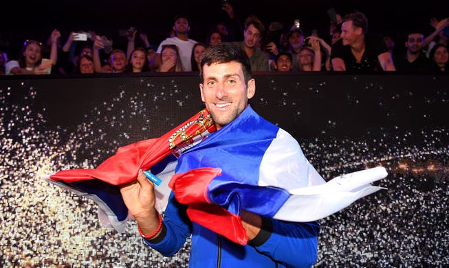 Rekordsieger, Titelverteidiger und Favorit: Novak Djokovic.