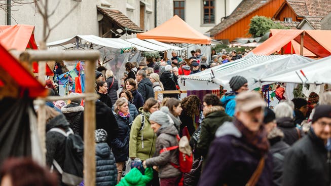 Jedes Jahr sind rund 3000 Menschen auf dem Badener Adventsmarkt anzutreffen.