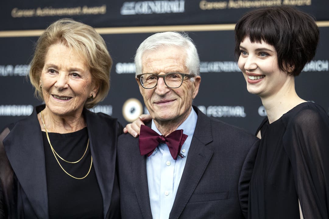 Heidi Diggelmann, Rolf Lyssy und Steffi Friis am Zürich Filmfestival.