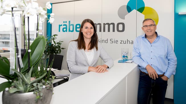 Fabienne und Thomas Räber in ihren neuen Räumlichkeiten.