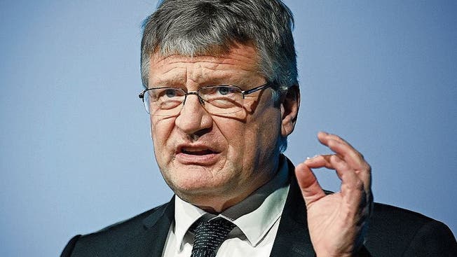 AfD-Chef Jörg Meuthen beim Parteitag in Kalkar.