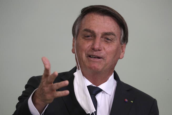Hat gut lachen: Jair Bolsonaro, 65, wird in Brasilien immer beliebter.