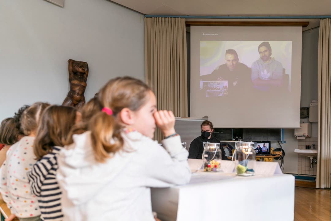 Impressionen von der Kinderpressekonferenz in Baden