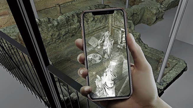 Mit dem Smartphone durch die Ausgrabungen – so heisst das neue Konzept.