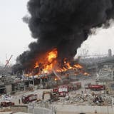 Beirut: Neuerlicher Brand in der Hafenregion – die Bilder
