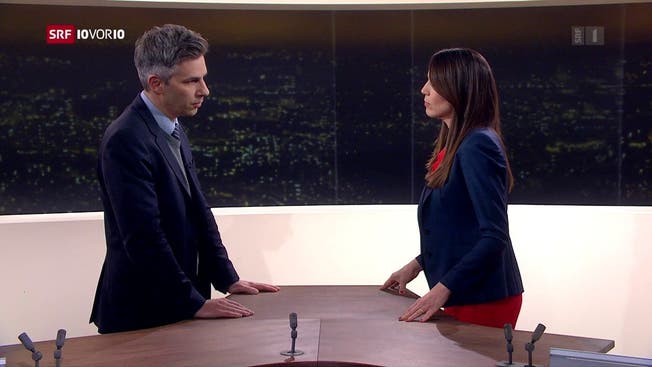 Am Fernsehen am präsentesten: Marcel Salathé, hier in der SRF-Sendung «10vor10». (Bild: SRF)