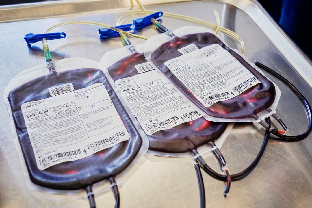 Aktuell verzeichnet Blutspende SRK Schweiz 30 Prozent weniger Blutspender.