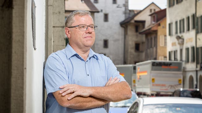 Mellingens Ammann Bruno Gretener (FDP) blickt einer verkehrsberuhigten Altstadt entgegen.