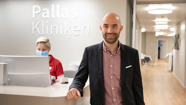 CEO Georgos Pallas will die Räumlichkeiten der Pallas Kliniken im Sälipark trotz geplanten Umzug auf dem modernsten Stand halten.
