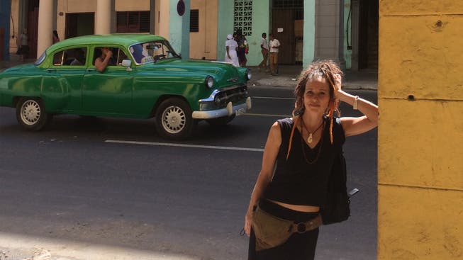 Architektin Christine Heidrich auf Recherche in Havanna.