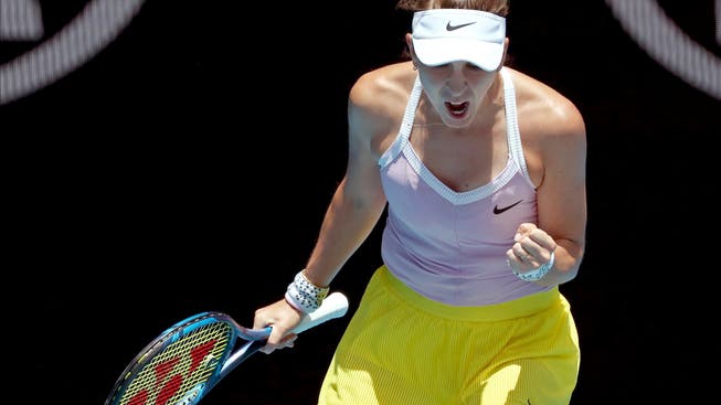 Belinda Bencic steht bei den Australian Open in der zweiten Runde.