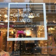 H&M geht neue Wege, weg aus der Luzerner Altstadt. (Bild: Sarah Meyer (4. Januar 2019))